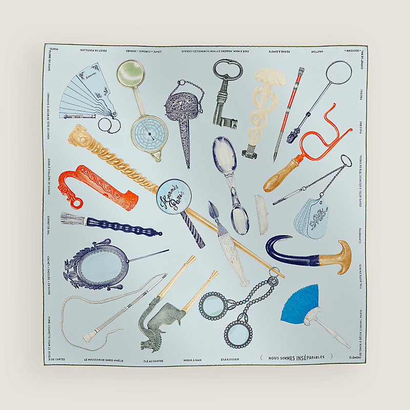 【大人気♪】HERMES 90 Nous Sommes Inseparablesスカーフ Nous Sommes Inseparables scarf 90 | Hermès Mainland China
